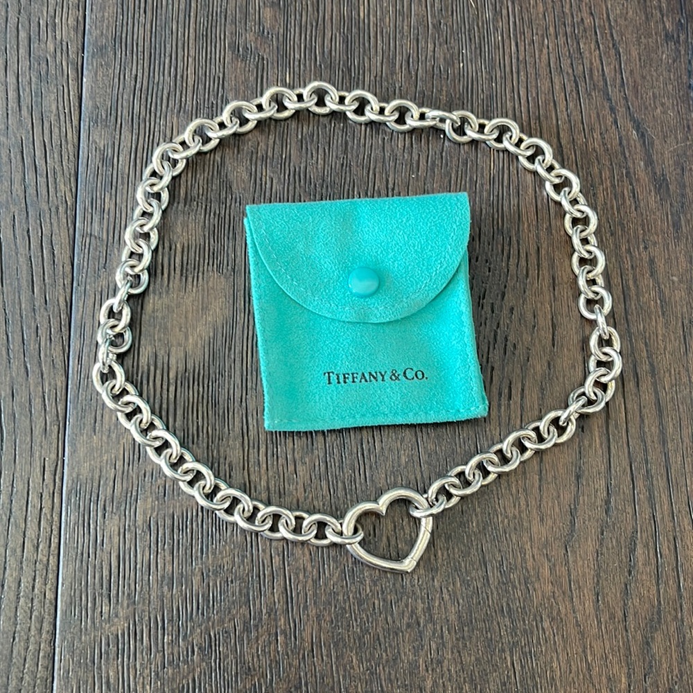 Tiffany & Co. Heart Clasp Retired Necklace